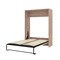 Bestar Cielo 60W 59W Full Murphy Bed, Rustic Brown & White 80183-000009 - alternate 7